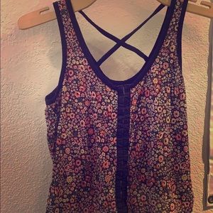 Billabong floral crop top